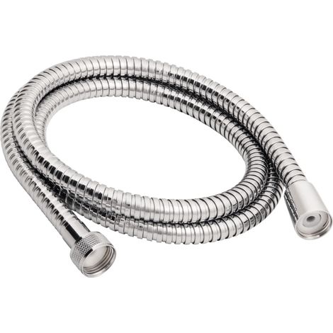 Schläfer 802490  Flessibile doccia Flessibile Doccia Tubo Doccia Universale in Acciaio Inossidabile con Connettori in Ottone Universali G 1/2" ad Alta Pressione tubo doccia flessibile 1.5 metri