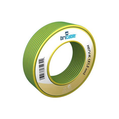 CAVO FLESSIBILE H07V-K GIALLO-VERDE 1X2.Â 5 10 M