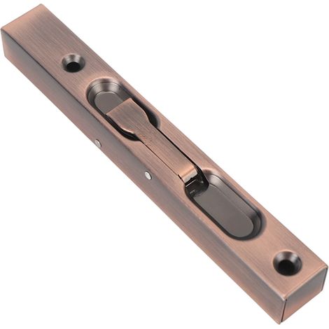 Schieberiegel mit Schiebemechanismus, verdickte Aluminiumlegierung, verdecktes Rohr, einfache Bedienung, Sicherheitsschloss für Türen und Tore, Roségold