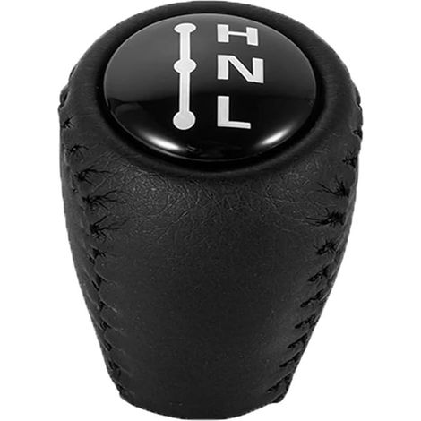 Pommeau De Levier De Vitesse Pour Toyota Pour Prado LC120 Pour Land Pour Cruiser 2003-2009 Boîte Manuelle 5 Vitesses Pommeau De Levier En Cuir (gris-noisette)(Black H-n-l) (1/5)