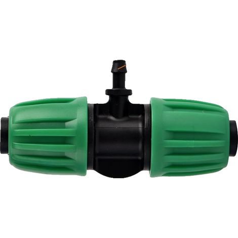 Conector de manguera, acoplamiento de bloqueo seguro, compatible con riego por goteo, K (1/2)