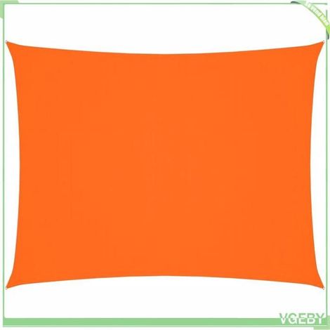 Voile de parasol - FAFEICY - 135702 - Rectangulaire - 2,5x4 m - Orange (1/5)