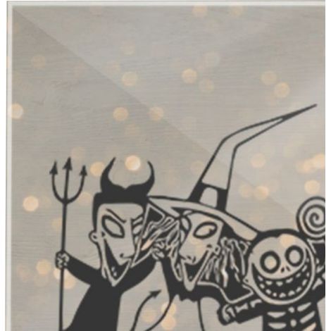 Porte-photo acrylique résistant à l'eau, style Halloween, déco de table décorative pour intérieur, thème festif, cadre photo durable, décoration maison, CBS718X01 (1/4)
