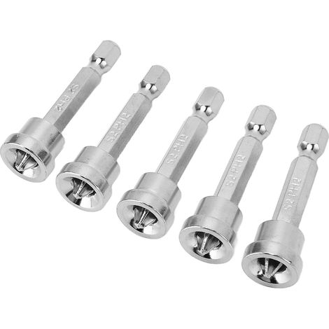 Embout de tournevis de positionnement spécial pour plaques de plâtre de 50 mm, tournevis pneumatique PH2 à butée croisée, tournevis magnétique (1/5)