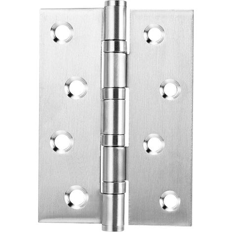 Lot de 4 charni¨¨res de porte ¨¤ roulement silencieux, 10,2 cm pour porte, porte de chambre, porte de salle de bain, piano, armoire de cuisine, ¨tui, fen¨ºtre et autres sc¨¨nes (1/5)