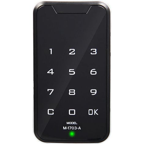 Verrou électronique pour meuble - Écran tactile - Faible consommation - Serrure à code pour armoires et casiers - Modèle 1703 A - Sécurité optimisée