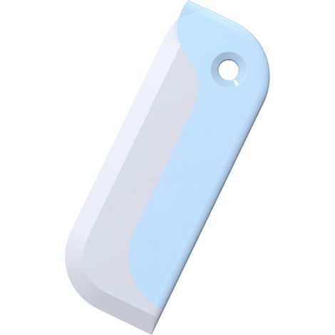 Balai Multi-Fonction pour Vitres & Surfaces 2-5mm pp4zz - Effaceur D'eau Sans Traces Flexible avec Trou de Suspension Bleu/Jaune/Gris - 1 Pièce (1/5)