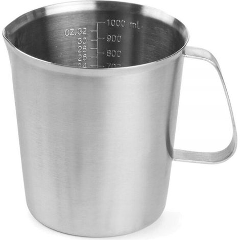 HENDI Messbecher, Edelstahl, 0,5L, ⌀90x(H)105mm (1/2)