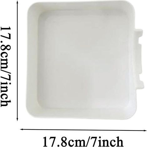 Washing Machine Drain Tray - Washer Water Catch Guide Low Profile Front Load Drain Pan for Washing Machine Protection, Washer Drain Pan for Basements Apartments Mobile Homes (1/4)