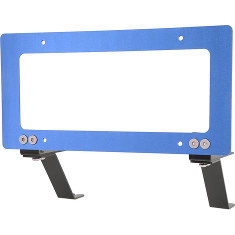 Support de plaque d'immatriculation avant en alliage d'aluminium, remplacement pour Tesla Model Y 2017-2022, bleu (1/5)