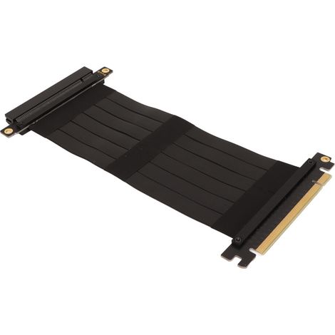 Cable adaptador PCIe 4.0, cable de extensión para tarjeta gráfica de alto rendimiento de 90 grados, que ofrece velocidades de transferencia de datos y versatilidad insuperables, 20 cm.