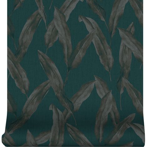 Art for the Home Vliestapete Leaves Blau - 10mx52cm (1/5)