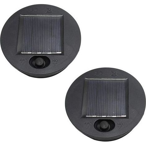 Set mit 2 Ersatz-Solarlaternen für hängende Außenlaternen, Ersatz-LED-Solarleuchte mit praktischem Batteriefach (1/5)