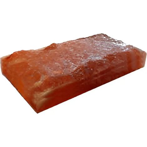 Mattonella di Sale Himalayano Rosa naturale 20x10x2,5 con lato grezzo