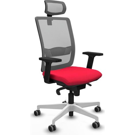 Chaise de bureau piqueras y crespo Haches gris mousse haute densité (1/2)
