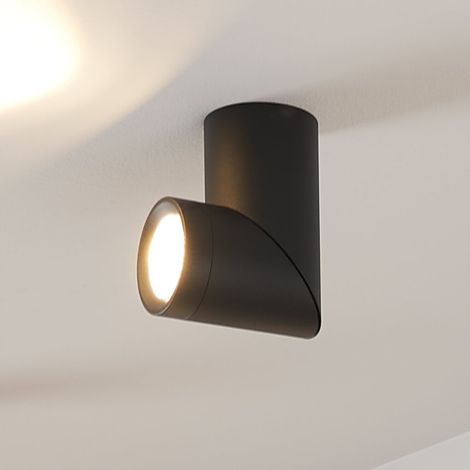 Éclairage de plafond noir design spot LED dimmable - Flavio (1/5)