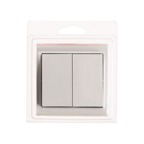 DOBLE CONMUTADOR SUPERFICIE 10A-250V - FAMATEL