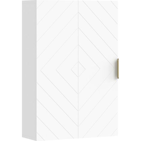 Armoire murale de salle de bain, armoire à pharmacie murale meuble de rangement avec étagère réglable (1/5)