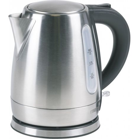 Noveen EK1401 Kabellose Elektrische Wasserkocher Silber 1L