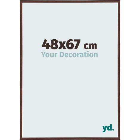 yd. - Cadre photo 48x67 - Brun - Plastique - Annecy
