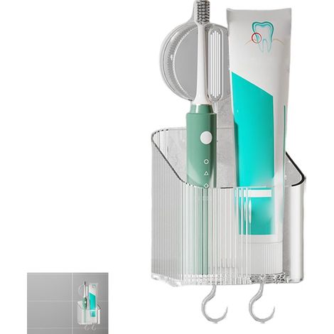 Caddy Bathroom Suction Cup Organizer Wall Mounted Bathroom (1/5)