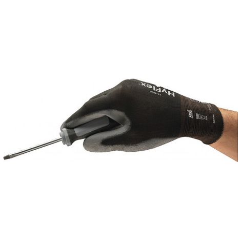 Gant HyFlex 11-601 Taille 7 noir/gris EN 388 PSA II Nyl.m.PU ANSELL (Par 12)