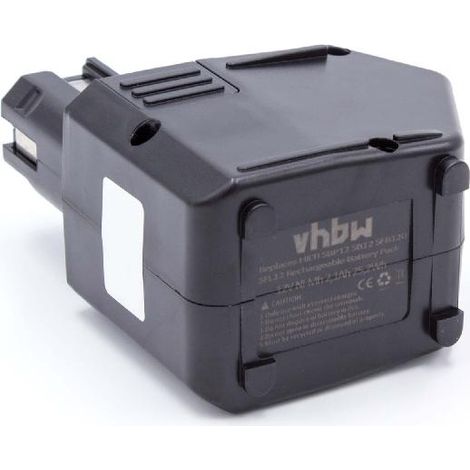 vhbw batteria compatibile con Hilti SB12, SF120-A attrezzi da lavoro (2100 mAh, NiMH, 12 V)