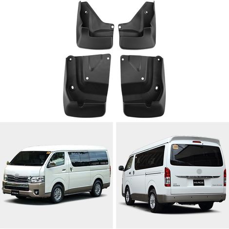 Garde-boue souples pour pneus avant et arrière des véhicules Toyota Hiace 2012-2018 (1/2)