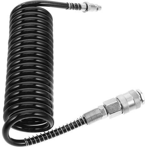 Raccord Rapide Pneumatique Auto-bloquant pour Tuyau Compresseur Air Étanchéité Renforcée Compatible DE Accessoires de Réparation Outils Pneumatiques - (1/5)