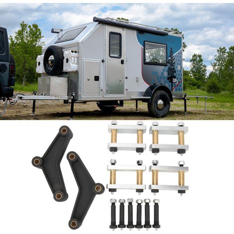 kit de suspension renforcée pour essieu de remorque K71-359-00 pour remorques de 1-3/4" de large avec ressorts à double œillet et essieux tandem 3,125" (surpoids). (1/5)