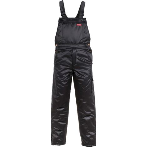 Planam Kälteschutzlatzhose Piloten Outdoor Gletscher 0371 Gr. 3XL schwarz (1/5)