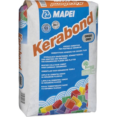 Mapei KERABOND adesivo cementizio piastrelle classe C1 25 KG bianco