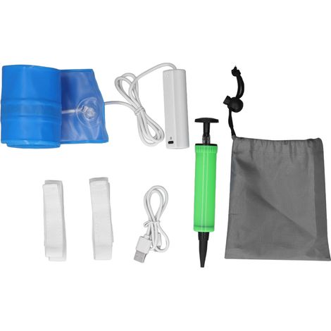 Lampe LED gonflable portable avec sac de rangement, tube lumineux RVB extérieur pour camping et tente (1/5)