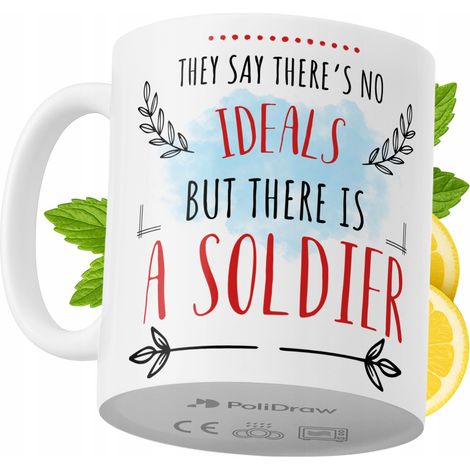 Tazza per un soldato, divertente e umoristica, per caffè e tè, con grafica e testo divertenti. Tazza ideale per compleanni, onomastici e festività. Tazza premium per occasioni speciali, per casa, uffi