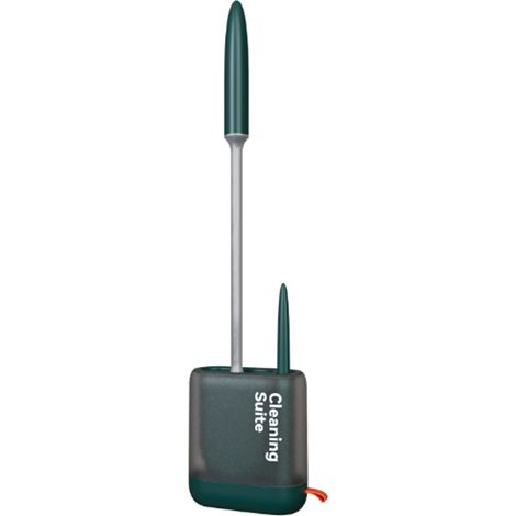 Brosse WC flexible pour un nettoyage en profondeur, base en silicone rainurée pour une hygiène optimale et un séchage rapide, idéale pour la salle de bain ou les toilettes.-AquaForge (1/5)