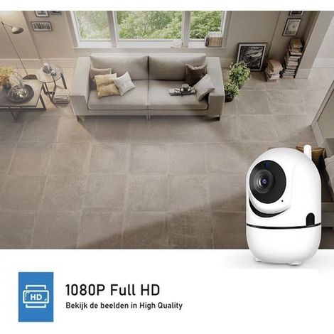 Cámara IP interior Monvelli Pro - Cámara Wi-Fi inteligente 1080p