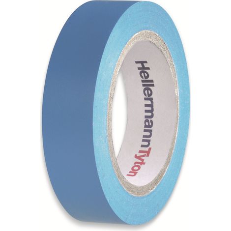 HELLERMANNTYTON Ruban isolant, 710-00100, HelaTapeFlex15, bleu, 15mmx10m (1/4)