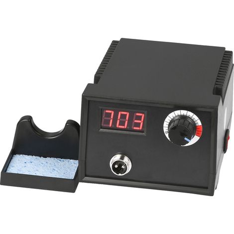 Soldador, temperatura regulable, kit de bricolaje versátil, negro, UE (1/2)