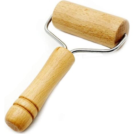 Nudelholz aus Buchenholz, professionelles Nudelholz für Pizza, Kuchen und Pasta.