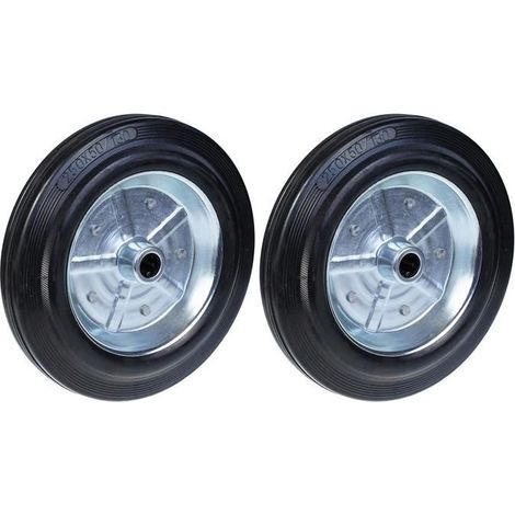 250mm 10" rubber wheel
