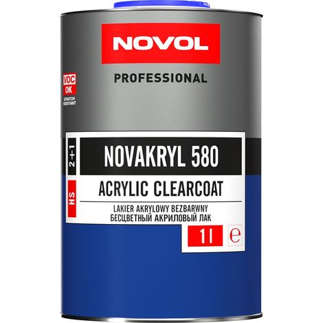 Novakryl 580 - Novol Klarlack auf Acrylbasis 1,5 l + Härter