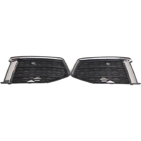 Cubiertas para faros antiniebla delanteros y rejilla inferior para modelos Audi A6 C8 2019-2023, números de pieza: 4KD807647 y 4KD807648.