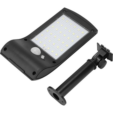 Lumière solaire extérieure 36 LED étanche, lampadaire mural avec détecteur pour jardin, cour, terrasse (1/5)