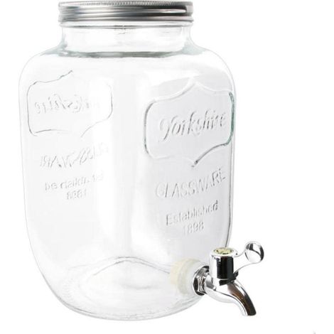 Saveur et Degustation KV7169 FONTAINE, bevanda in vetro, 4 l, trasparente, 15 x 15 x 25,5 cm (1/5)