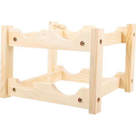Bouteilles Bois Stable Niveaux Casier Vin Moderne pour (1/5)