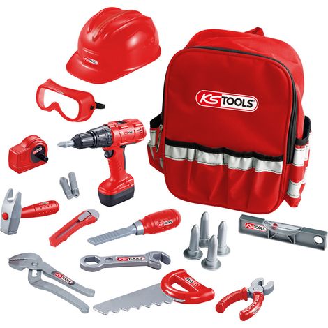 KS tools - Sac à dos outils - Jouet pour enfant - Cadeaux pour enfant - jeux pour enfant outils - 10097F (1/2)