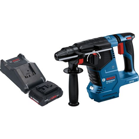 Bosch GBH 18V-24 C Professional Marteau perforateur sans fil 18 V 2,4 J Brushless SDS plus + 1x batterie ProCORE 4,0 Ah + chargeur (1/5)