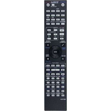 Ersatzfernbedienung AXD7668 für AV-Receiver VSX-1123-K, AXD7596, AXD7305, AXD7691, AXD7725, SC-57, SC-55, LX58 A/V (1/4)