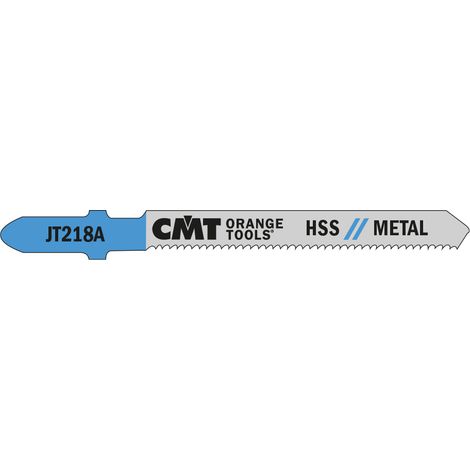 JT218A-5 5 LAME SEGHETTO X METAL HSS 76x1.1-1.5x21TPI (CURVO/FINE)