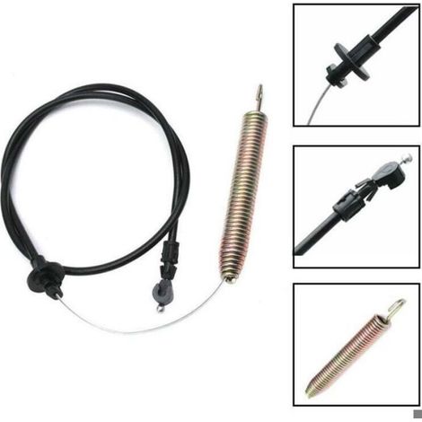 Câble D'Embrayage Pont - Longueur Totale 114,3 Cm - Pour Tondeuse À Gazon 42 Pouces - 1 Pièce (1/4)